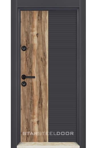 Блиндирана врата M-L-18 Антрацит седир