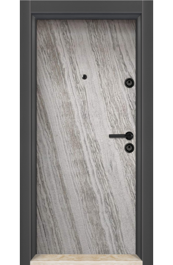 Блиндирана врата NT 04 Бяла с термомост