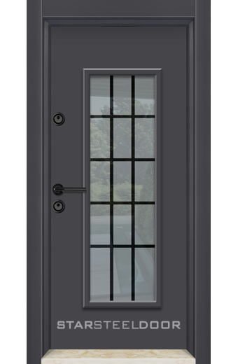 Блиндирана врата LP Антрацит WIN с термомост