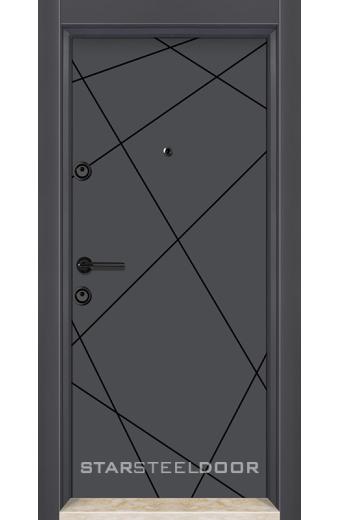 Блиндирана врата M-01 Антрацит