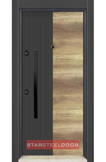 Блиндирана врата Pro 03 Антрацит-Айдер