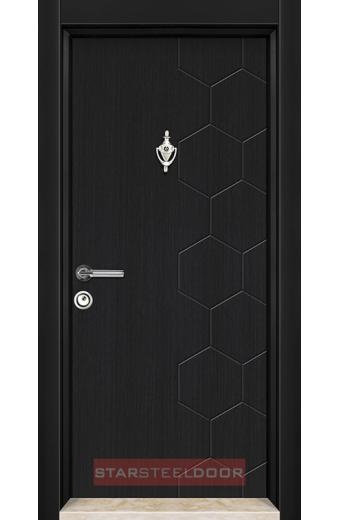 Блиндирана врата SL 400 Черна перла