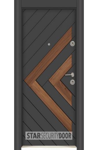 Входнa вратa StarCelik MFS 106 Антрацит и Орех