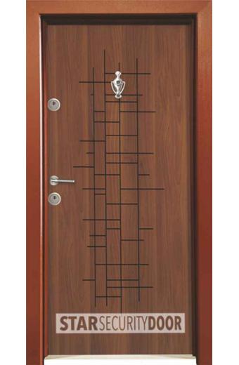 Входнa вратa StarCelik SL 207 Орех Металик