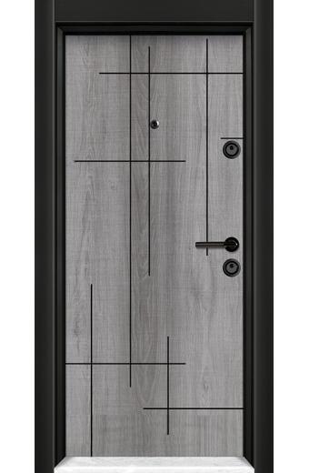 Входнa вратa StarCelik SL 208 Сив Дъб